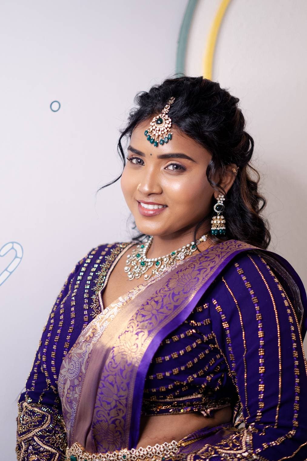 Bridal makeup look at Page 3 Luxury Salon Madurai