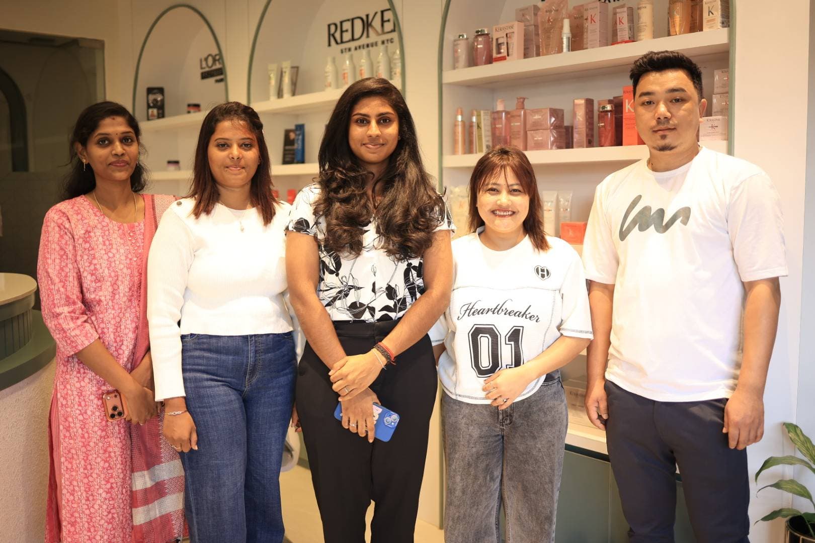 Page 3 Luxury Salon Madurai team at the KK Nagar studio
